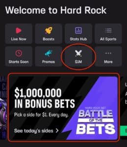 battle of the bets $1m